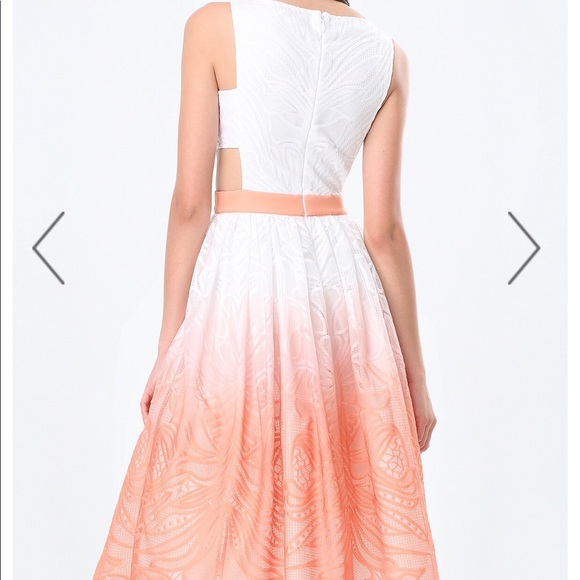 OMBRE CUTOUT MIDI DRESS BEBE - only used once! - Picture 3 of 3